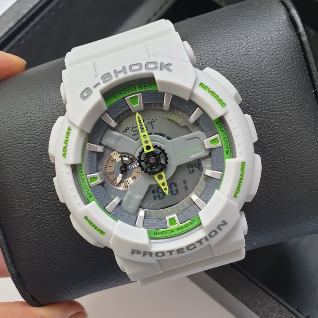 ساعت مچی مردانه و پسرانه کاسیو جی شاک رنگ سفید Casio G-Shock 