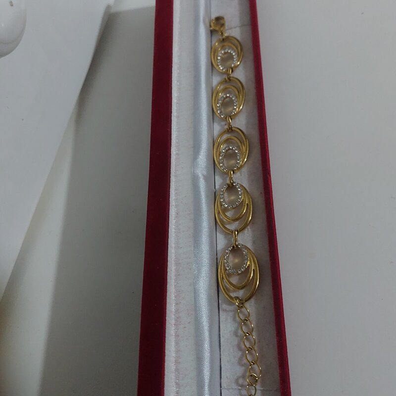 دستبند زنانه دستبد طرح طلا دستبند وارداتی