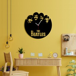 ساعت دیواری ماهوت طرح the beatles کد 021