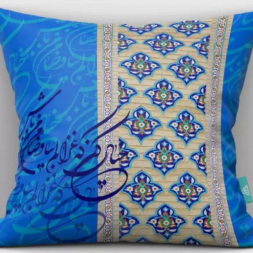 کاور کوسن مخمل 40x40 طرح غزال  1  آرت مان