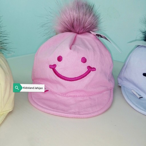 کلاه آفتابی بچگانه اسپرت/دخترانه/پسرانه)/نوزادی بدون حساسیت و کاملا راحت. در 3رنگ صورتی و آبی و زرد