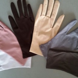 6 جفت دستکش نخی زنانه سرمه ای