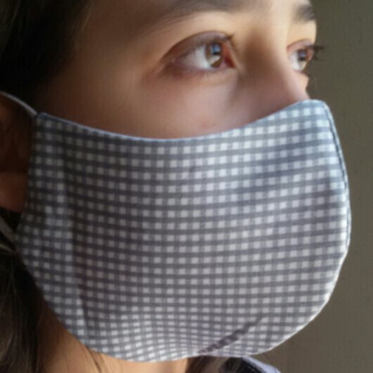 ماسک  دولایه نخی با طرحهای جدید