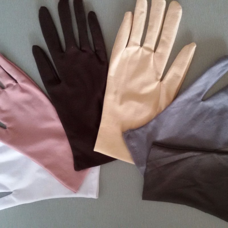 6 جفت دستکش نخی زنانه کالباسی