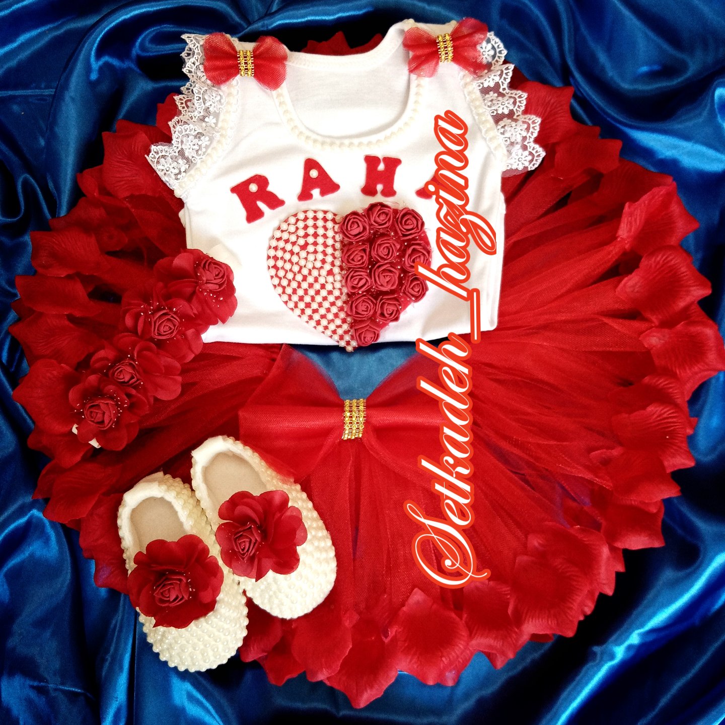 ست توتو دخترانه قلب