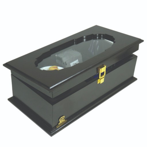 جعبه آجیل و خشکبار جعبه پذیرایی جعبه چوبی مدل گل کد LB 105B