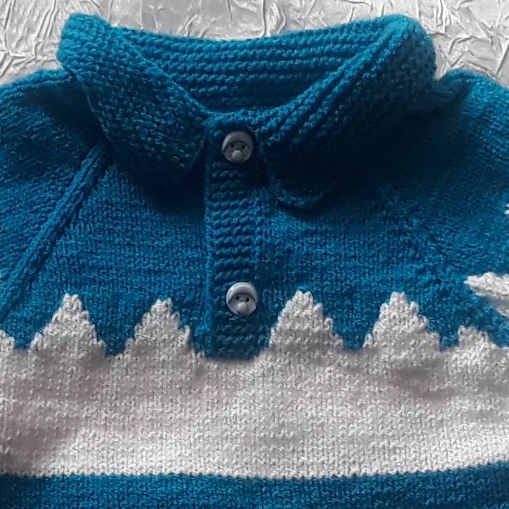 ست بلوز و کلاه ،کاملا دست بافت