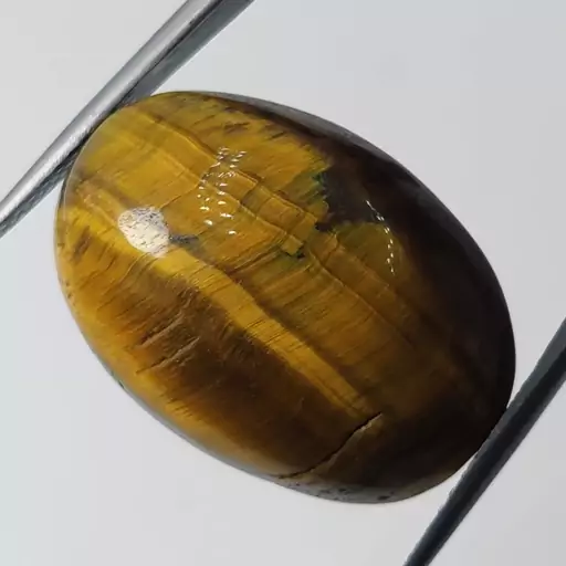 نگین سنگ چشم ببر یا tigers eye معدنی         