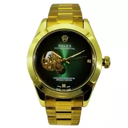 ساعت رولکس اویستر مردانه اتومات  مکانیکی ROLEX OYSTER  گوکی حرکتی صفحه سبز