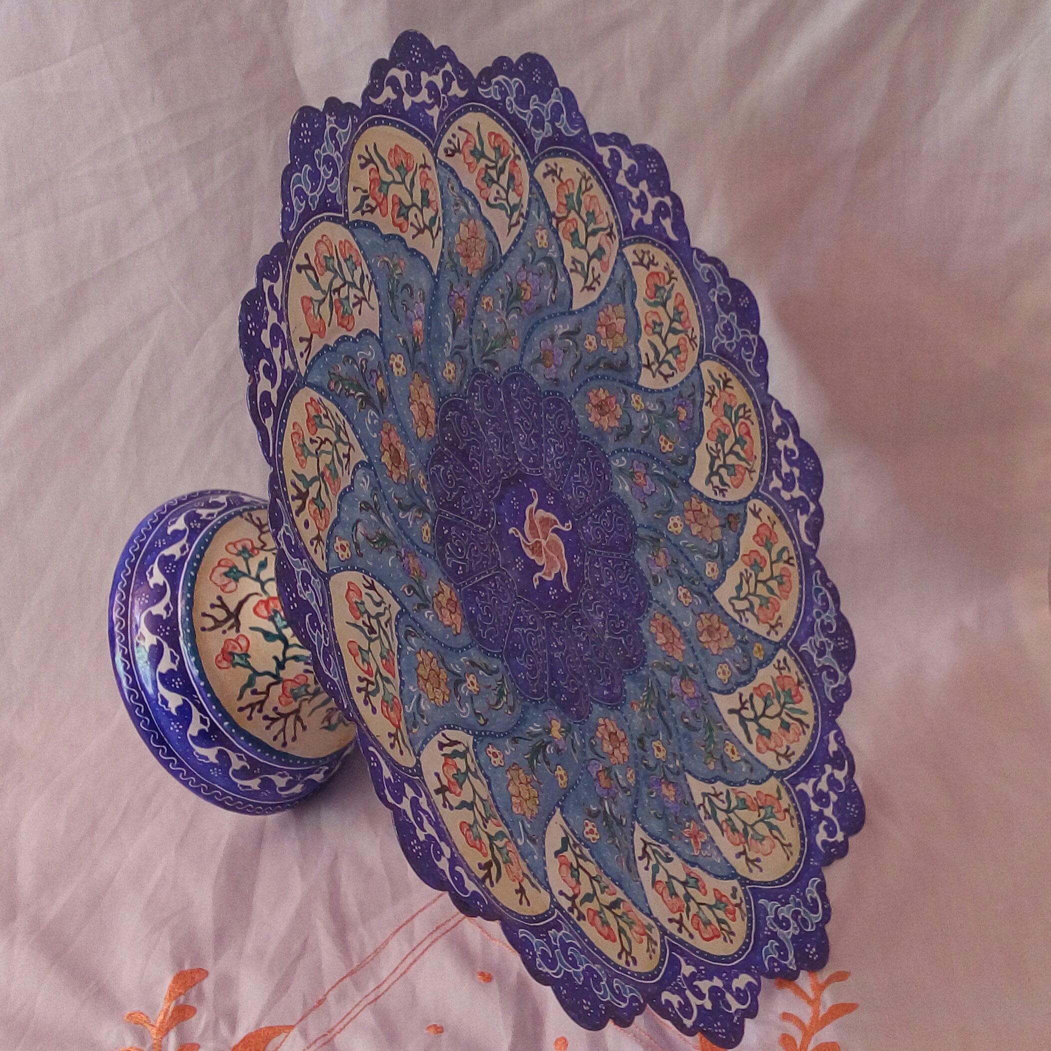 شیرینی خوری میناکاری شده (پس کرایه)