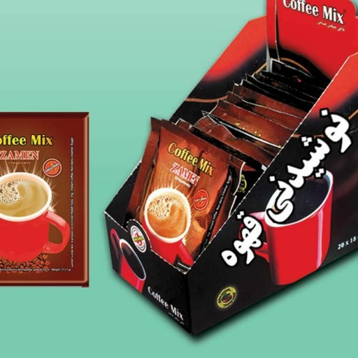 پودرنوشیدنی مخلوط قهوه(کافی میکس)ضامن
جعبه 20عددی مواداولیه باکیفیت و سالم
