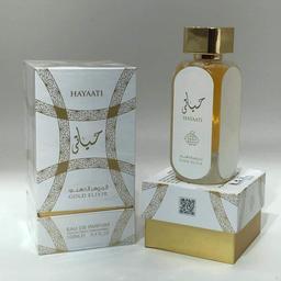 عطر زنانه مردانه فراگرنس ورد Hayaati Gold Elixir حجم 100 میل (حیاتی سفید)