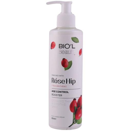 کرم مرطوب کننده بیول مدل آووکادو ROSE HIP حجم 250 میلی لیتر