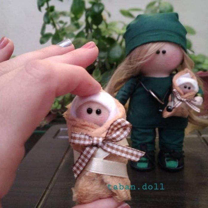 عروسک روسی ماما و نینی(پک سه تایی)پرستار
