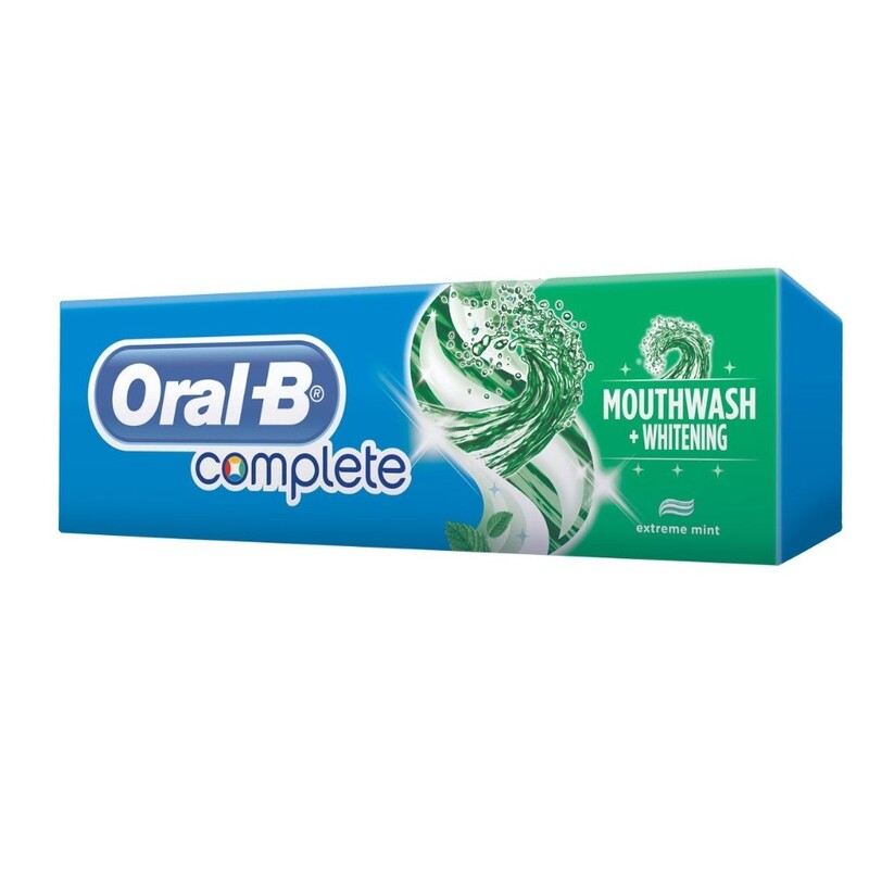 دهان شویه کامل و خمیر دندان سفید کننده اورال بی (Complete Mouthwash and Whitening Toothpaste)

