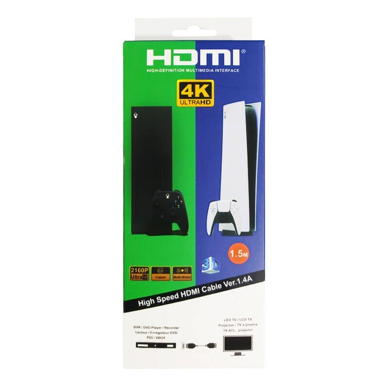 کابل اچ دی ام آی مخصوص کنسول بازی HDMI 4K 1.5m کنسول بازی PS5 و XBOX