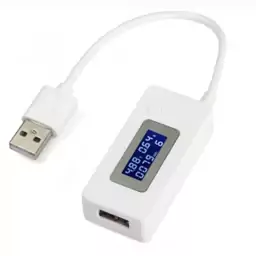 ماژول نمایشگر ولتاژ ، جریان و میزان شارژ انجام شده USB و میکرو USB

