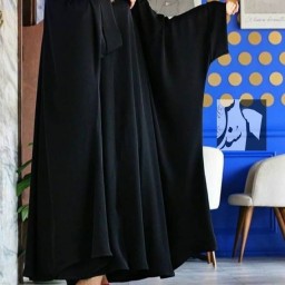 مانتو عربی عبایی مدل یاسمین ابریشم ندا
