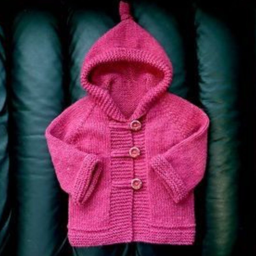 ژاکت کلاه دار دخترانه