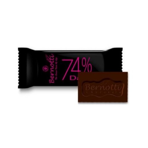 شکلات برنوتی 74 درصد نسبتا تلخ با طعم واقعی کاکائو بسته 100 گرمی