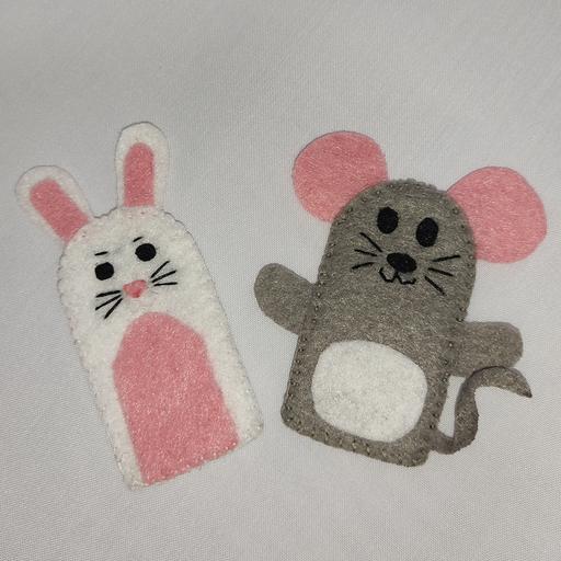 عروسک انگشتی موش و خرگوش