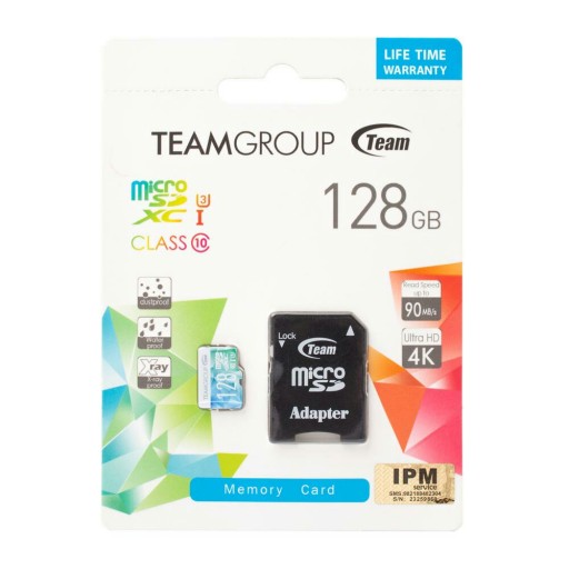کارت حافظه MicroSD تیم گروپ با ظرفیت 128 گیگابایت