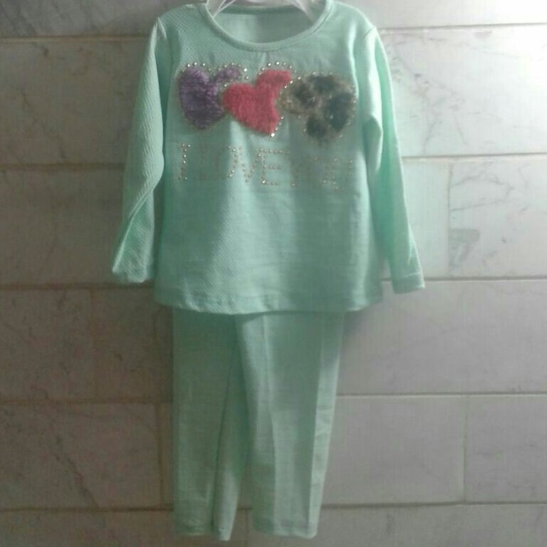 601 بلوز شلوار دخترانه  یلدایی - ست  دورس دخترانه  قرمز -  لباس قرمز  دخترانه