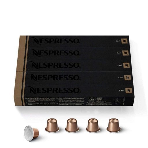 قهوه کپسولی نسپرسو مدل کوزی (cosi) با درجه غلظت 4 - مناسب دستگاه های نسپرسو - بسته 10 عددی