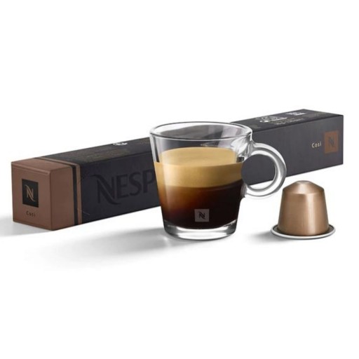 قهوه کپسولی نسپرسو مدل کوزی (cosi) با درجه غلظت 4 - مناسب دستگاه های نسپرسو - بسته 10 عددی