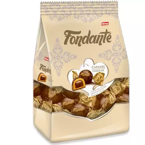 شکلات کاراملی شکلاتی شکلاتی نعنایی شیری فوندانت 500 گرم fondante chocolate caramel chocolate