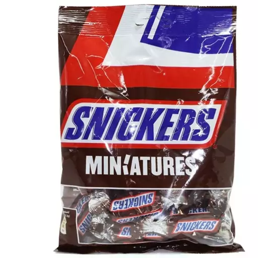 1 کیلو شکلات اسنیکرز مینی   Snickers Miniatures Chocolate