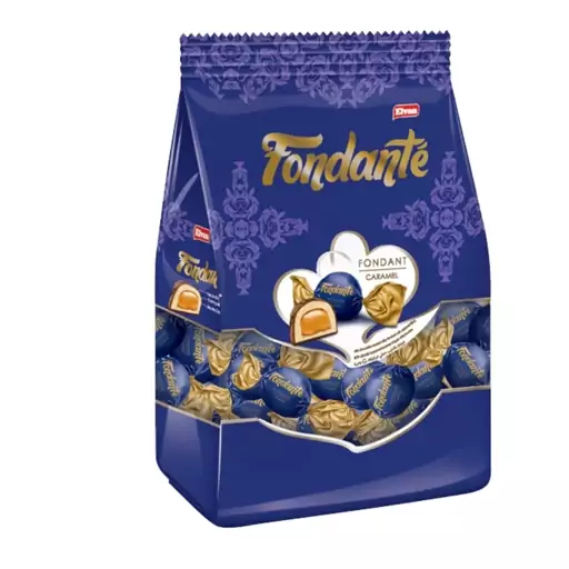 شکلات کاراملی شکلاتی شکلاتی نعنایی شیری فوندانت 500 گرم fondante chocolate caramel chocolate