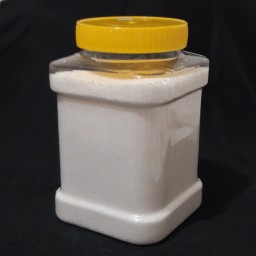 نمک سنگ نمک آسیاب شده بلوری 1/5 کیلو طبیعی در قوطی پلاستیکی موسسه پژوهشی طبی بازرگانی سیمرغ