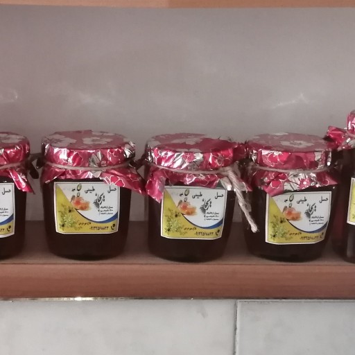 عسل زعفران تک گل طلای سرخ ویژه  با قیمت استثنایی مستقیم از زنبوردار(فروشگاه ریحانه مارکت 24 )