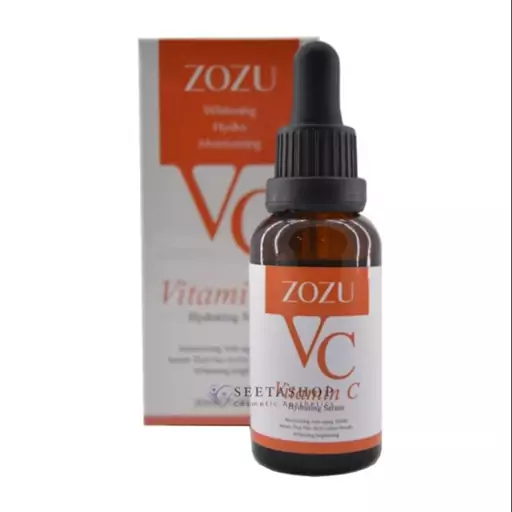 سرم روشن کننده و ضد چروک پوست ZOZU با عصاره ویتامین سی (حجم 30ml)