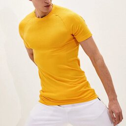 تی شرت ورزشی استین کوتاه مردانه مدل Yel برند ال سی وایکیکی lcwaikiki سایز  L
