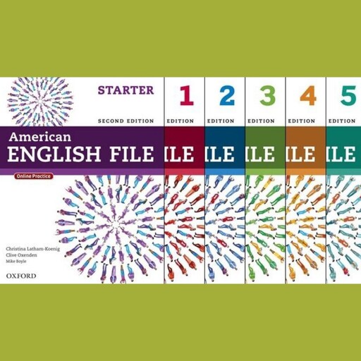 American English file starter کتاب آموزش  زبان 6 جلدی از سطح یه 