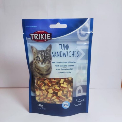 تشویقی گربه تریکسی tuna sandwiches