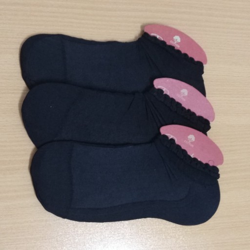 پک سه تایی جوراب نیمه ضخیم مشکی زنانه