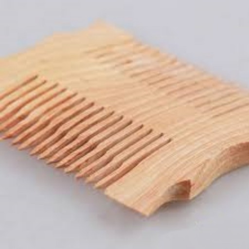 شانه چوبی دوطرفه سنتی دست ساز