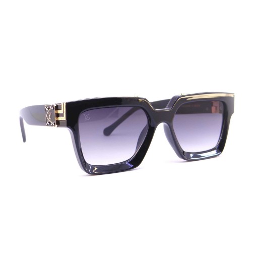 عینک آفتابی مردانه و زنانه لویی ویتون میلیونر مدل M96006WN رنگ مشکی