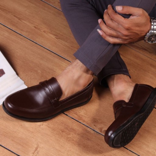 کفش طبی مردانه چرم طبیعی