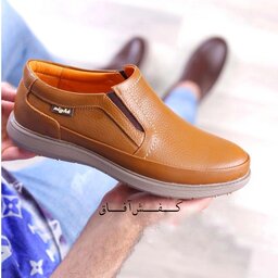 کفش طبی مردانه تمام چرم مارک نایت محصول تبریز با ضمانت در سه رنگ در سایزبندی 40 تا 45 در کفش افاق 
