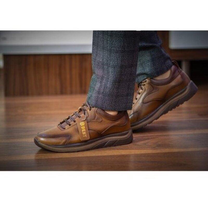 کفش چرم طبیعی مردانه مارک بست با یکسال ضمانت در سه رنگ سایزبندی 40 تا 45 در کفش افاق
