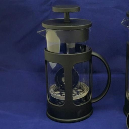 فرنچ پرس 350  دمنوش ساز و قهوه ساز   مناسب برای قهوه فرانسه و دمنوش سایز 600 میل بدنه پلاستیکی و لیوان پیرکس د