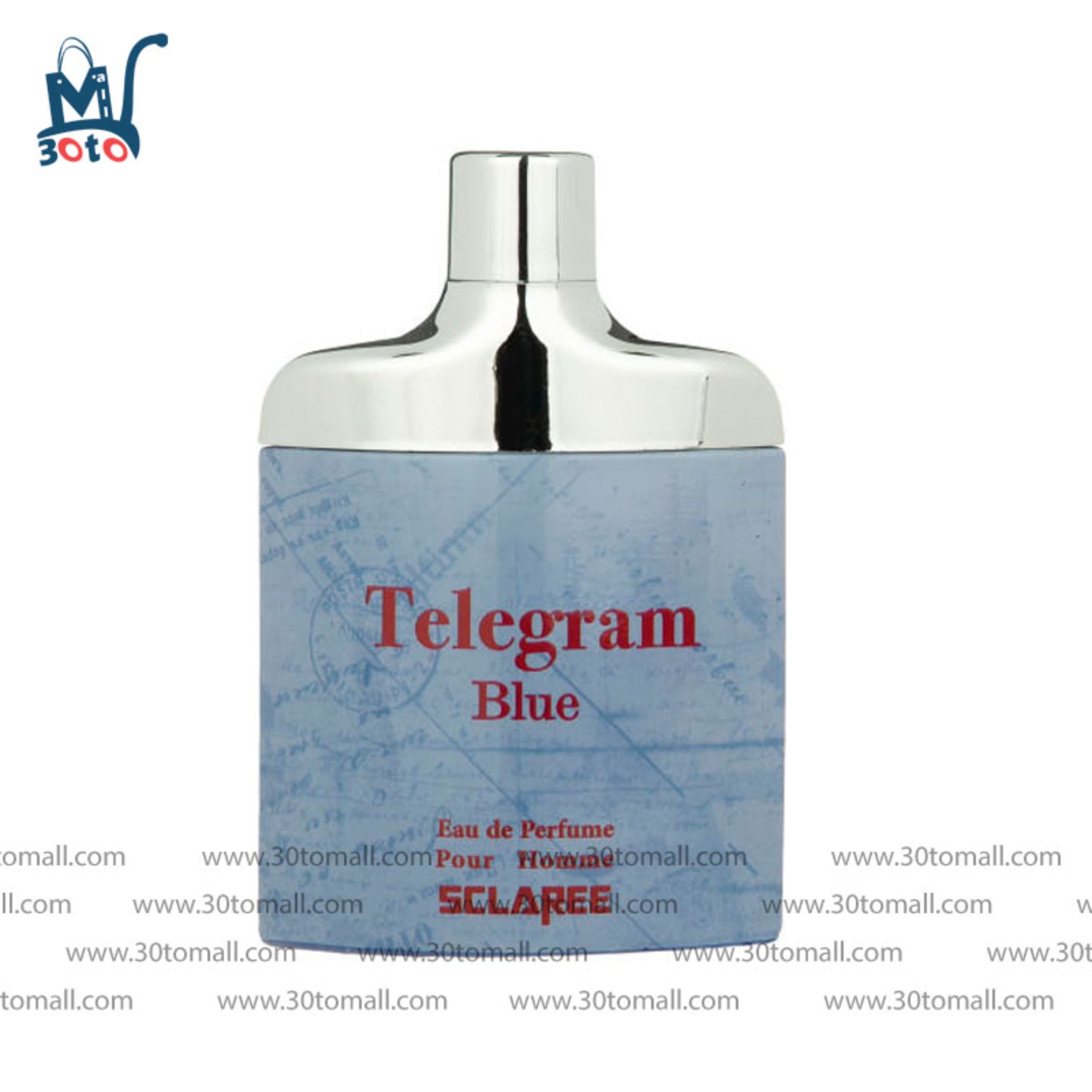 ادوپرفیوم مردانه اسکلاره مدل telegram blue حجم 82 میلی لیتر