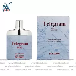 ادوپرفیوم مردانه اسکلاره مدل telegram blue حجم 82 میلی لیتر