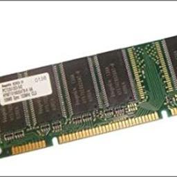 رم کامپیوتر اس دی اورجینال RAM (PC) SDRAM PC133  ظرفیت 128 مگابایت