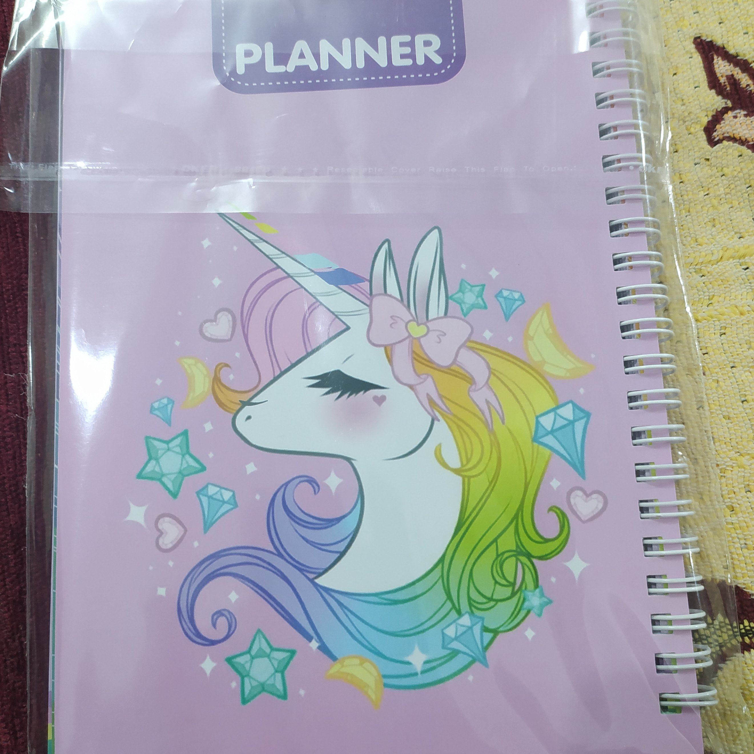 دفاتر پلنر زیبا طرح یونی وقلب