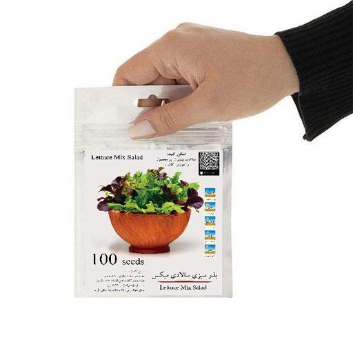بذر سبزی سالادی میکس بسته 100 عددی گلس گاردن